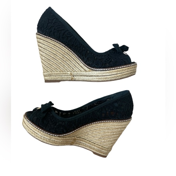 Tory Burch Jackie Lace Espadrille Wedge - Picture 4 of 10